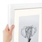ArtToFrames 16x20" Matted Picture Frame with 12x16" Single Mat Photo Opening Framed in 1.25" White and 2" Mat (FWM-3966-16x20)